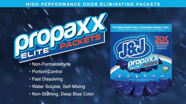Mantén tus Baños Portátiles Impecables: Todo sobre los Sachets Deodorizantes Propaxx Extreme